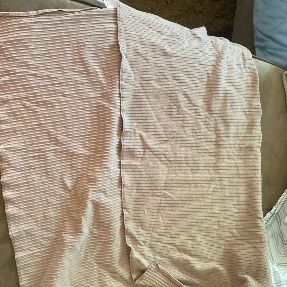Bebe Tan Ribbed Fabric - Picture 2 of 6